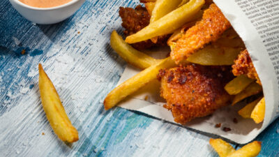 Beer Battered Cod with Panko