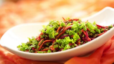 Beet, Kale and Seaweed Salad