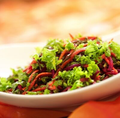 Beet, Kale and Seaweed Salad