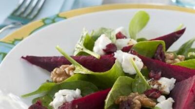 Beetroot and Cranberry Salad with Goat's Cheese