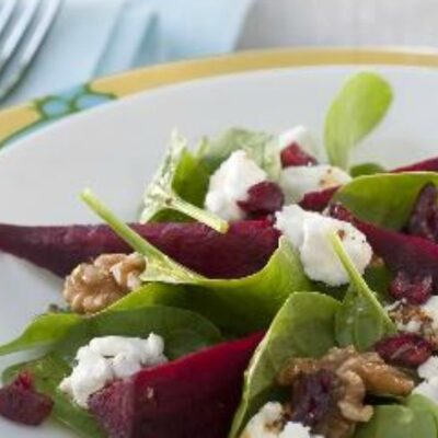 Beetroot and Cranberry Salad with Goat's Cheese