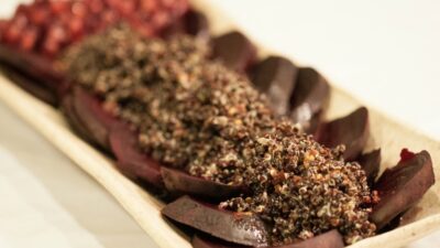 beets with quinoa