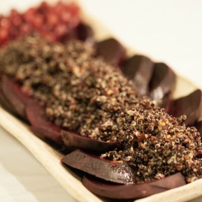 beets with quinoa