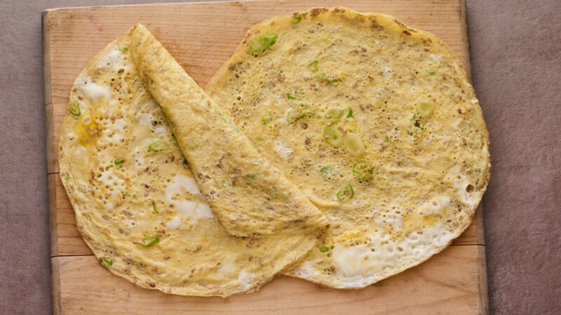 Japanese omelet for lunch