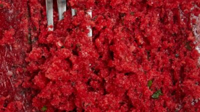 Berry Basil Granita