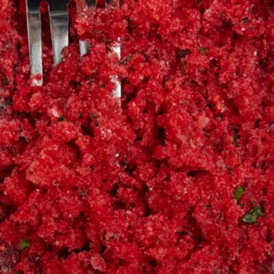 Berry Basil Granita