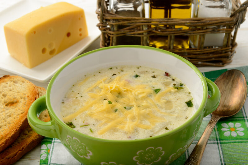 potato and cheese soup