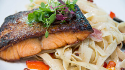 lemon salmon pasta
