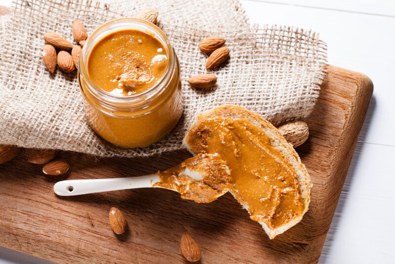 Almond Butter Finger Sandwiches