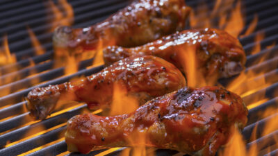 Apple brown sugar barbecued chicken