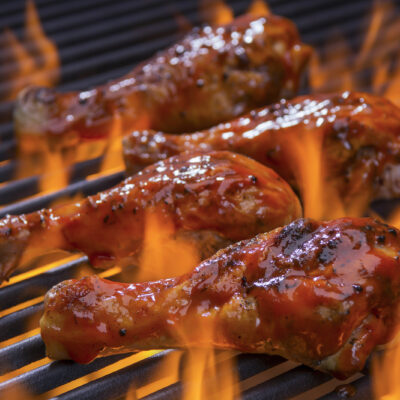 Apple brown sugar barbecued chicken