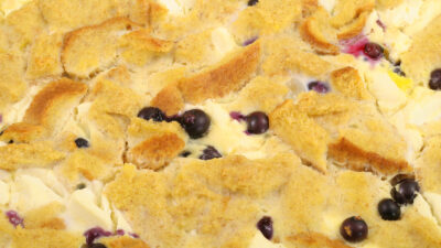 blueberry cream cheese french toast casserole