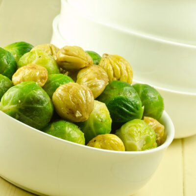 sauteed brussels sprouts with chestnuts