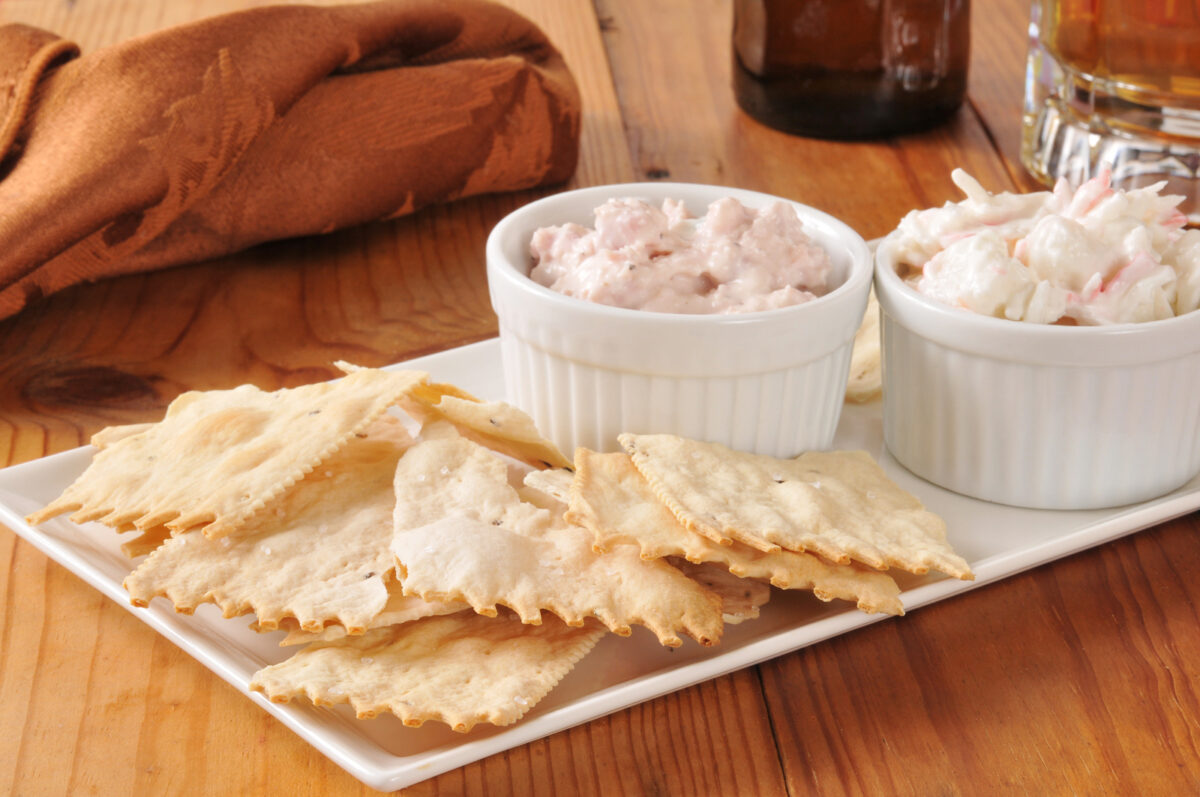 mock crab and artichoke spread