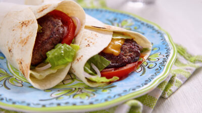 New Mexico veggie burger