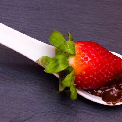 chocolate berry nut tart