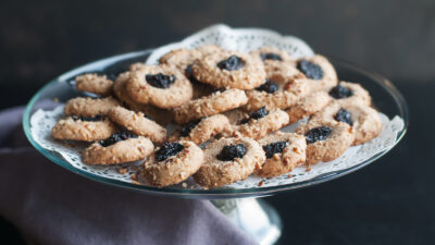 Almond Thumbprint Cookies