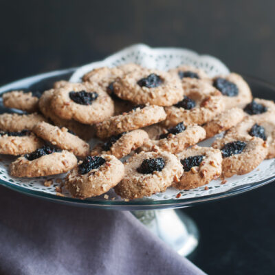 Almond Thumbprint Cookies