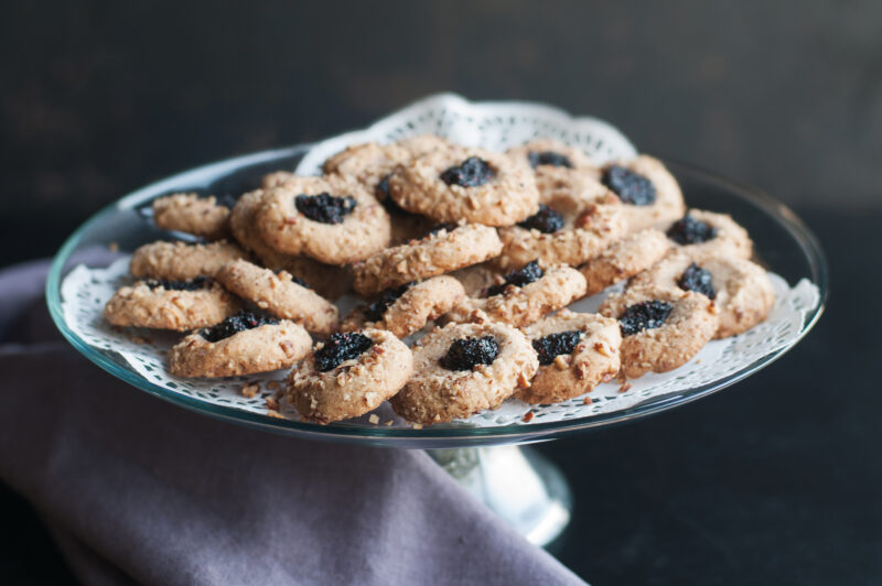 Almond Thumbprint Cookies