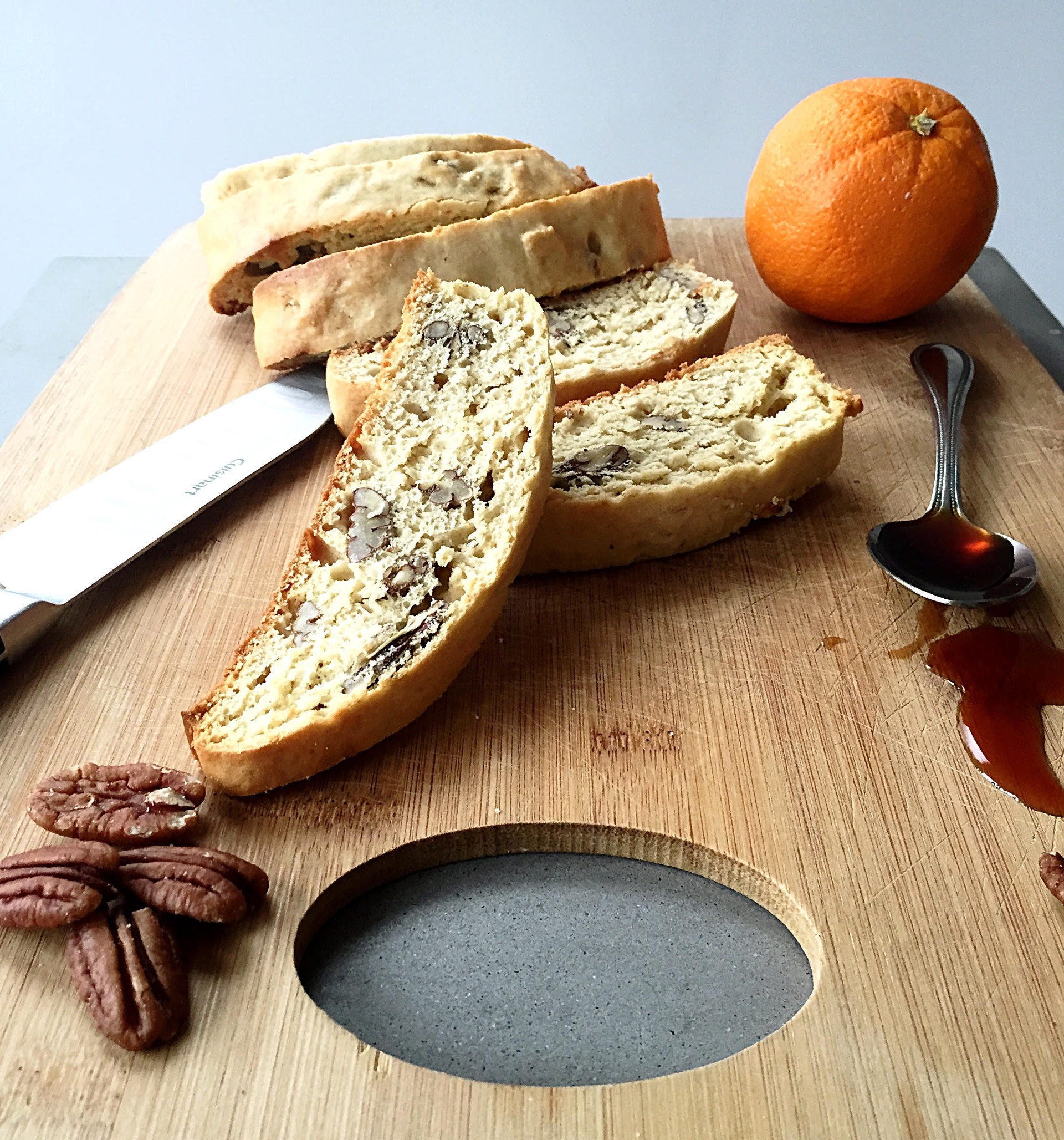Pecan and Silan Biscotti