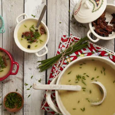 PARSNIP SOUP WITH DUCK