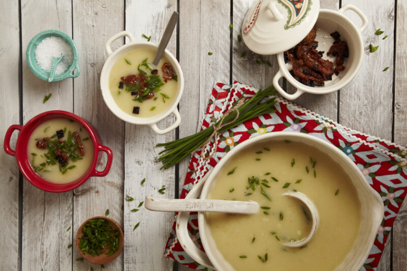 PARSNIP SOUP WITH DUCK