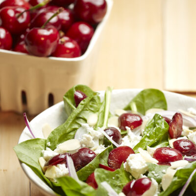 Roasted Cherry and Feta Salad