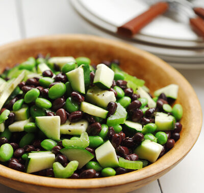 Black Bean and Edamame Avocado Salad