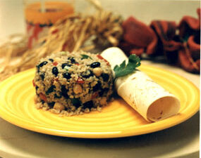 Black Bean Bulgur