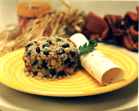 Black Bean Bulgur