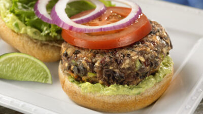 Black Bean Burgers with Avocado-Lime Mayonnaise