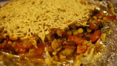 black bean tamale pie