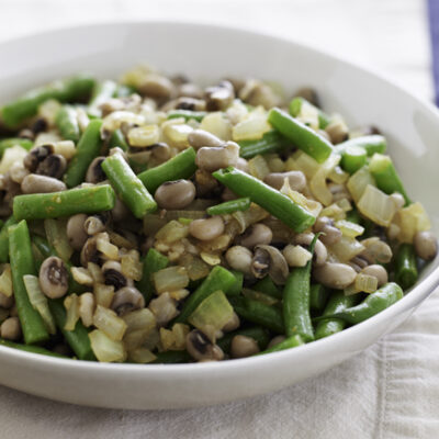 Black Eyed Peas and Green Beans