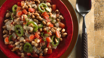Black-Eyed Peas with Jalapeno and Tomatoes