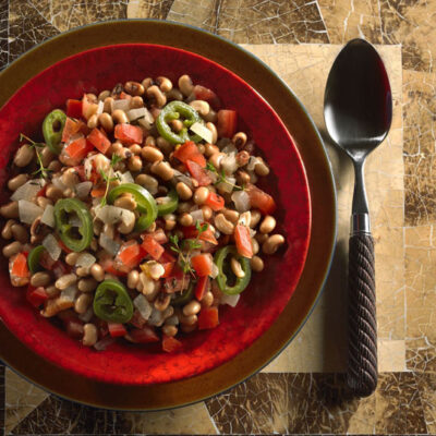 Black-Eyed Peas with Jalapeno and Tomatoes