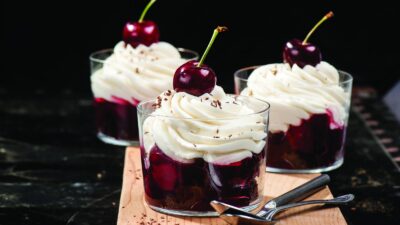 Black Forest Cheesecake Shooters