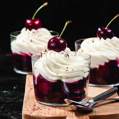 Black Forest Cheesecake Shooters
