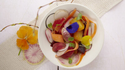 bloomin flower salad