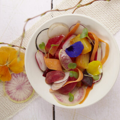 bloomin flower salad