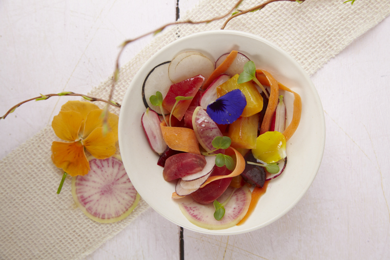 bloomin flower salad