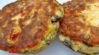blue fish cakes