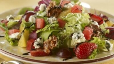 Blue Watermelon Walnut Salad
