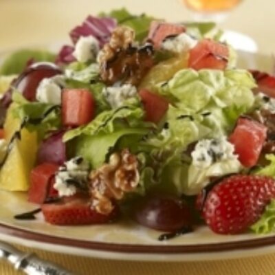Blue Watermelon Walnut Salad