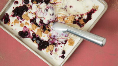Frozen Blueberry Crumble