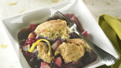 Blueberry-Lemon Country Cobbler