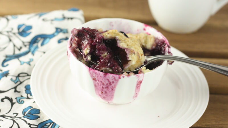 Blueberry Lemon Muffin in a Mug