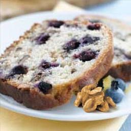 Blueberry Lemon Walnut Bread