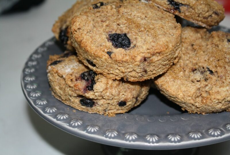 blueberry scones whole wheat