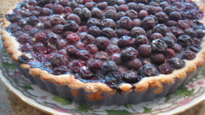 Blueberry tart