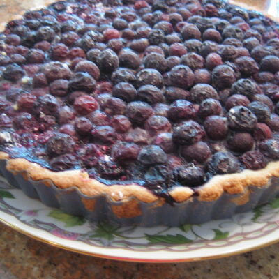 Blueberry tart